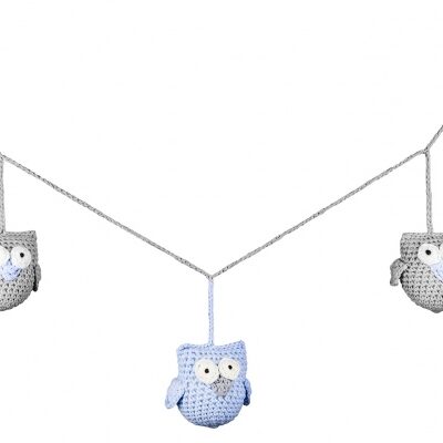 Γιρλάντα Owls Blue mini