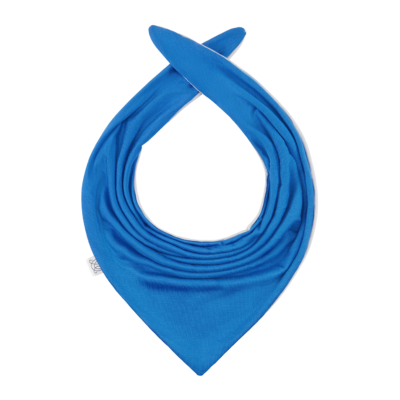 Μπαμπού βρεφικό μαντήλι διπλής όψης Cobalt - Black