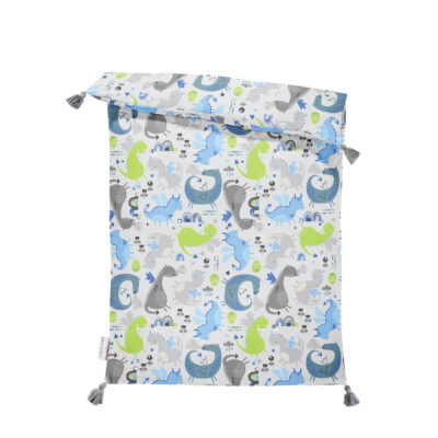 Πάπλωμα μπαμπού S Dragons blue