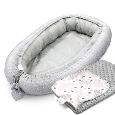 Φωλιά μπαμπού Blush rain - Silver