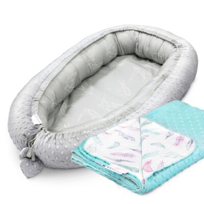 Φωλιά μπαμπού Paradise feathers - Ice