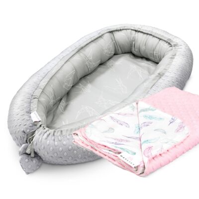 Φωλιά μπαμπού Paradise feathers - Blush