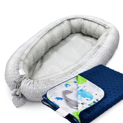 Φωλιά μπαμπού Dragons blue - Navy