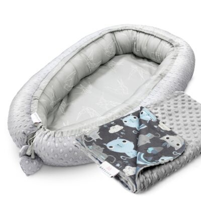 Μπαμπού φωλιά premium Indiana cat - Silver